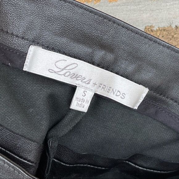 Lovers + Friends Leather Kick Flare leather pants small - Picture 12 of 14